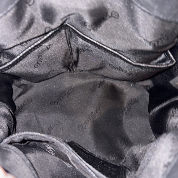 Fossil   Thick black leather shoulder bag  bucket bag   Hobo bag  excellent cond - Picture 11 of 17